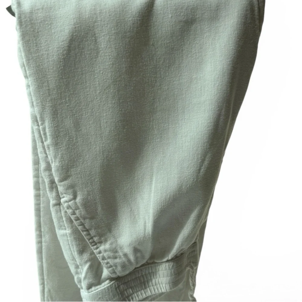Abercrombie girls 7/8 Wide-Leg linen Drawstring Pants in  white - Picture 3 of 3
